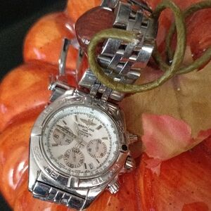 Breitling Chronograph Silver Watch